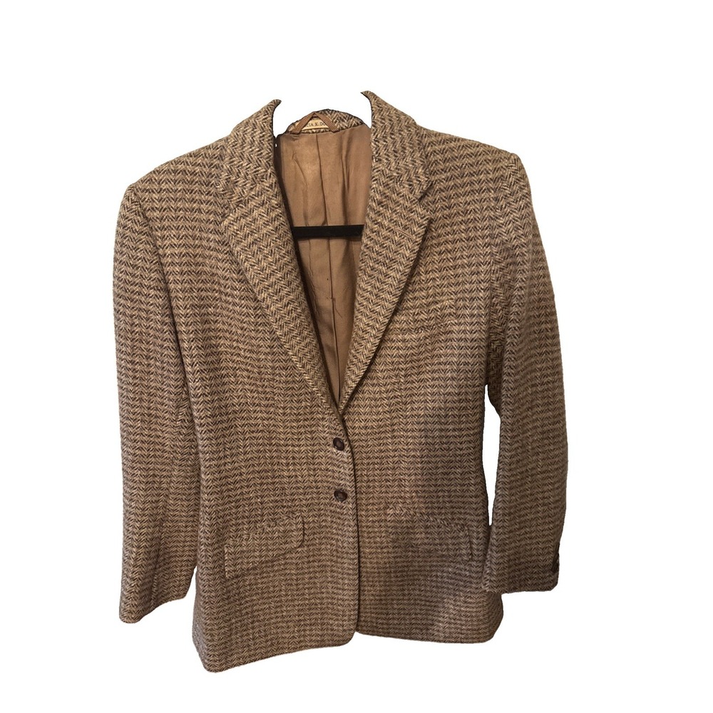 Brittany New York Custom Apparel Pure Wool Tweed Horse Riding BlazerRiding  Sz 4
